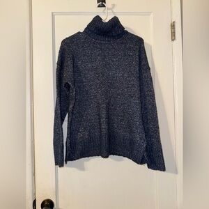 Banana Republic blue turtle neck sweater